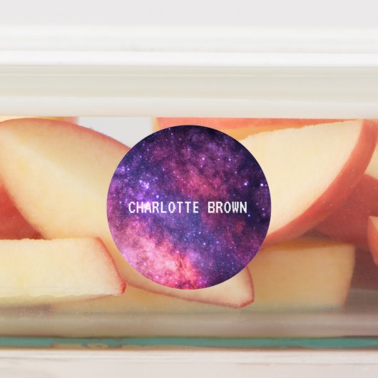 Galaxy Space Night Sky Sterren Nebula Waterdicht Labels (Aangebracht)