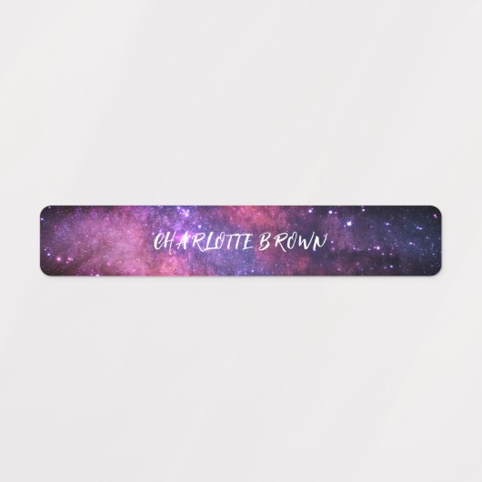 Galaxy Space Night Sky Sterren Nebula Waterdicht Labels (Design 1)