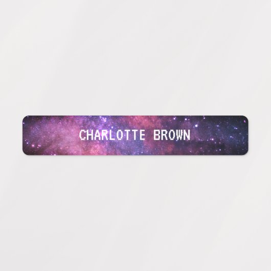 Galaxy Space Night Sky Sterren Nebula Waterdicht Labels (Design 1)
