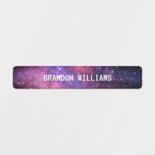 Galaxy Space Night Sky Sterren Nebula Waterdicht Labels (Design 2)