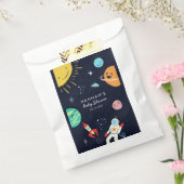 Galaxy Space Planets Baby shower Bedankzakje (Gezegeld)