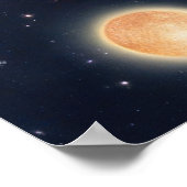 Galaxy Space Seahorse Poster (Hoek)