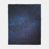 Galaxy Space Stars Night Sky Hemel Hemel Marine Bl Fleece Deken (Voorkant)
