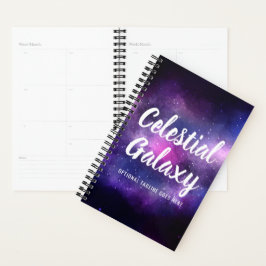 Galaxy Space Stars Ultra Violet Paarse Nebula Planner