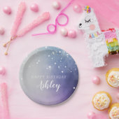 Galaxy Space verjaardagsfeestje Borden Papieren Bordje (Feest)