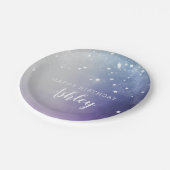 Galaxy Space verjaardagsfeestje Borden Papieren Bordje (Gekanteld)