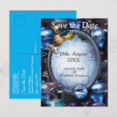 Galaxy Space Visitors Aankondigingskaart (Voorkant / Achterkant)