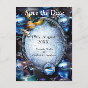 Galaxy Space Visitors Aankondigingskaart