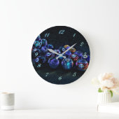 Galaxy Sparkle Billiards Round Wall Clock Grote Klok (Huis)