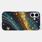 Galaxy Sparkle iPhone / iPad hoesje (Achterkant (horizontaal))