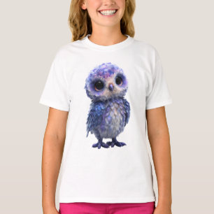 Galaxy Sparkle Kosmische Uil Kinderen T-shirt
