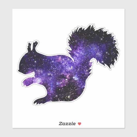 Galaxy Squirrel Sticker (Vel)
