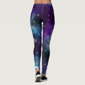 Galaxy Star Universe Celestial Art Leggings (Achterkant)