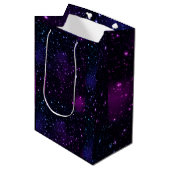 Galaxy Starlight Gift Bag Medium Cadeauzakje (Voorkant Gekanteld)