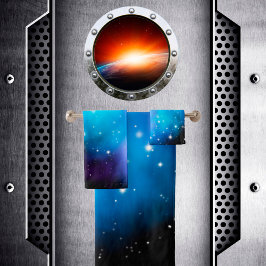 Galaxy Starlight Space Clouds Bad Handdoek