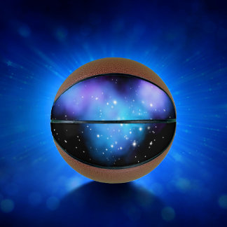 Galaxy Starlight Space Clouds Basketbal
