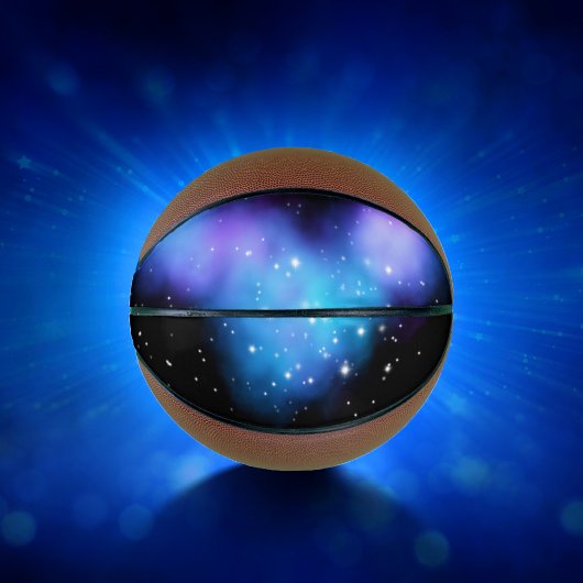 Galaxy Starlight Space Clouds Basketbal