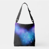 Galaxy Starlight Space Clouds Crossbody Tas (Voorkant)