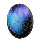 Galaxy Starlight Space Clouds Dartbord (Voorkant Rechts)