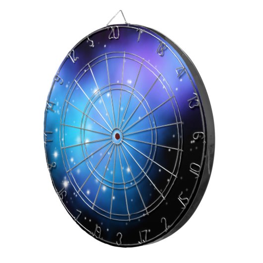 Galaxy Starlight Space Clouds Dartbord (Voorkant Rechts)