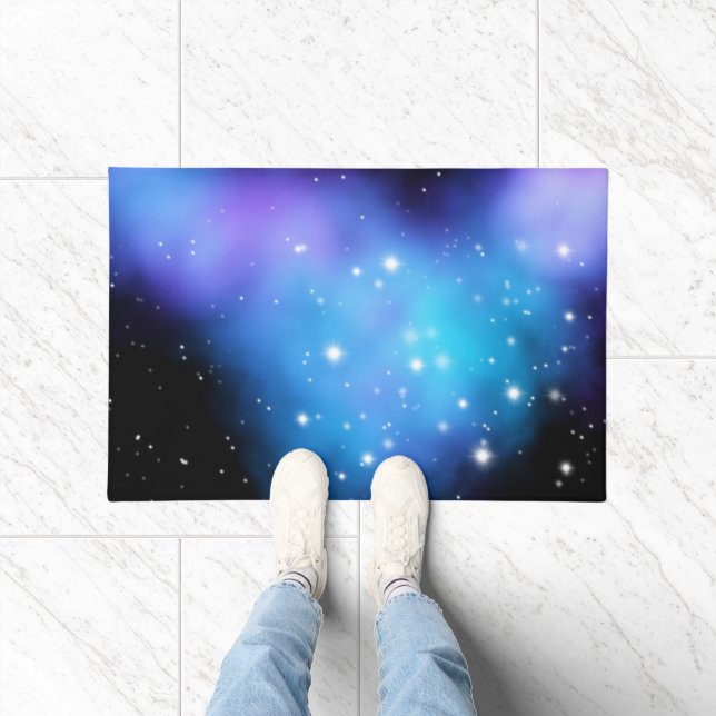 Galaxy Starlight Space Clouds Deurmat (Binnen)