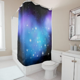Galaxy Starlight Space Clouds Douchegordijn