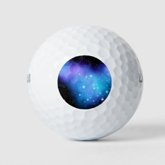 Galaxy Starlight Space Clouds Golfballen (Voorkant)