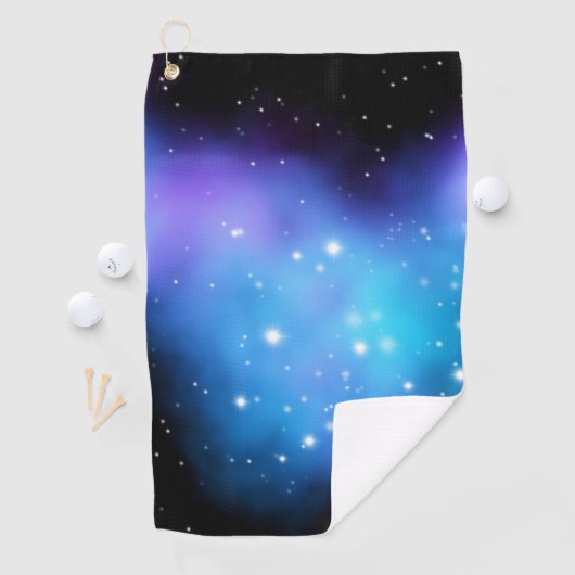 Galaxy Starlight Space Clouds Golfhanddoek (Insitu)
