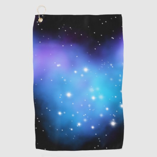 Galaxy Starlight Space Clouds Golfhanddoek (Voorkant)
