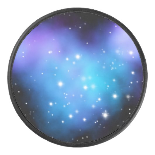 Galaxy Starlight Space Clouds Hockey Puck (Voorkant)