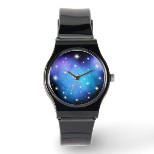 Galaxy Starlight Space Clouds Horloge