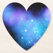Galaxy Starlight Space Clouds Kartonnen Onderzetters (Voorkant)
