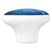 Galaxy Starlight Space Clouds Keramische Knop (Zijkant)