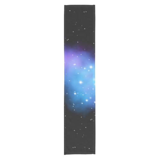 Galaxy Starlight Space Clouds Korte Tafelloper (Voorkant)