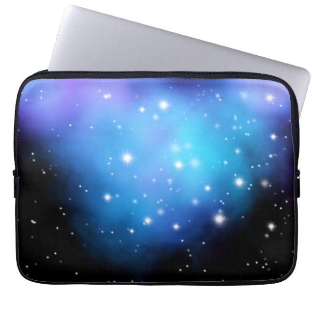 Galaxy Starlight Space Clouds Laptop Sleeve (Voorkant)