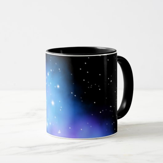 Galaxy Starlight Space Clouds Mok (Voorkant rechts)