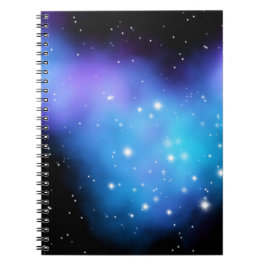 Galaxy Starlight Space Clouds Notitieboek