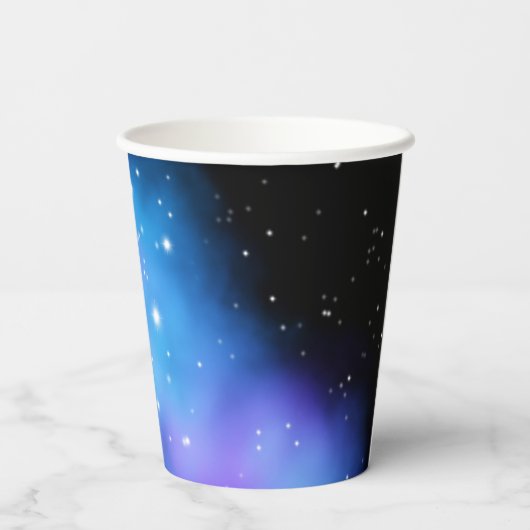 Galaxy Starlight Space Clouds Papieren Bekers (Achterkant)