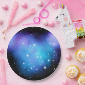 Galaxy Starlight Space Clouds Papieren Bordje (Feest)