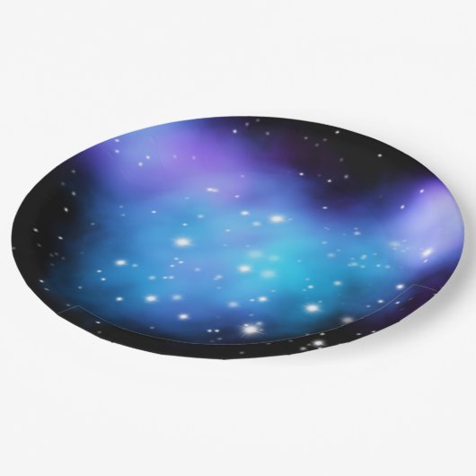 Galaxy Starlight Space Clouds Papieren Bordje (Gekanteld)