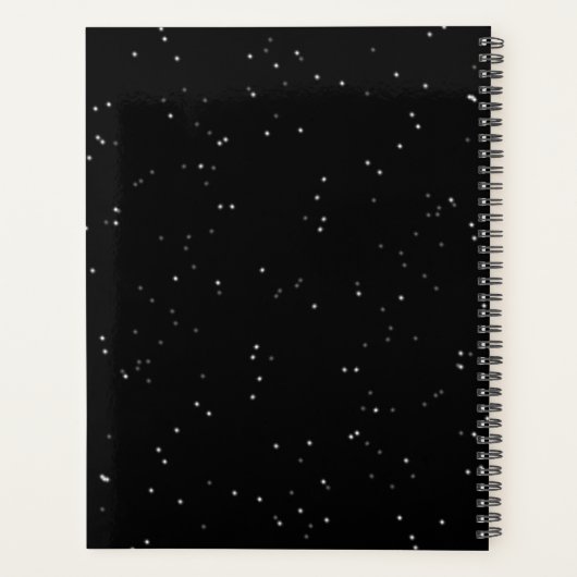 Galaxy Starlight Space Clouds Planner (Achterkant)