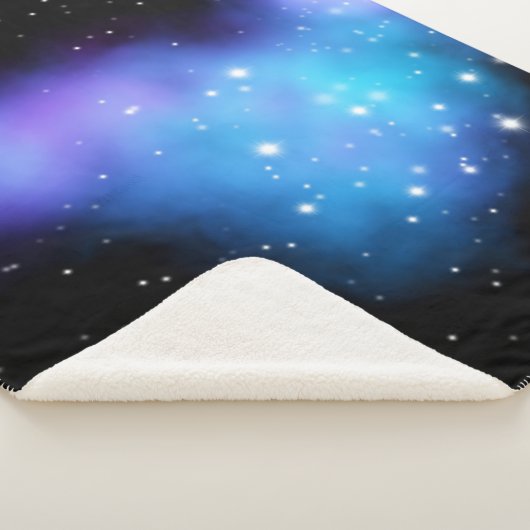 Galaxy Starlight Space Clouds Sherpa Deken (3/4)