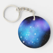 Galaxy Starlight Space Clouds Sleutelhanger (Voorkant)