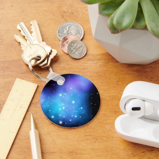 Galaxy Starlight Space Clouds Sleutelhanger (Bureau)