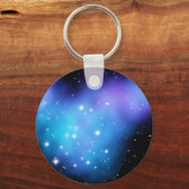 Galaxy Starlight Space Clouds Sleutelhanger (Voorkant)