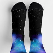 Galaxy Starlight Space Clouds Sokken (Top)