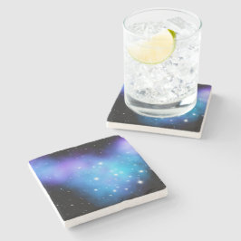 Galaxy Starlight Space Clouds Stenen Onderzetter