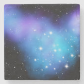 Galaxy Starlight Space Clouds Stenen Onderzetter (Voorkant)