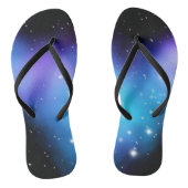 Galaxy Starlight Space Clouds Teenslippers (Voetbed)
