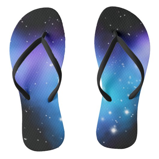 Galaxy Starlight Space Clouds Teenslippers (Voetbed)